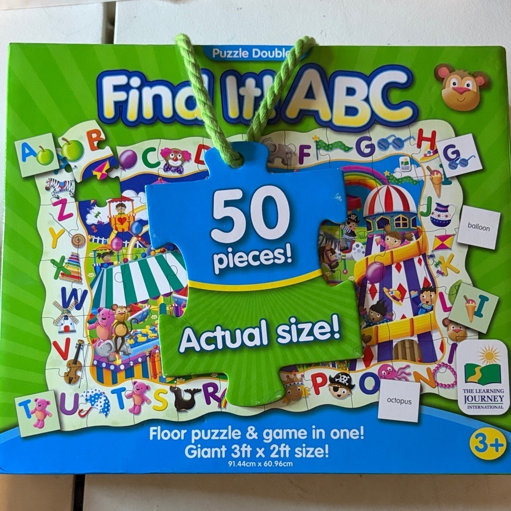 Find It! ABC Puzzle - The Learning Journey | EUC | Age 3+
